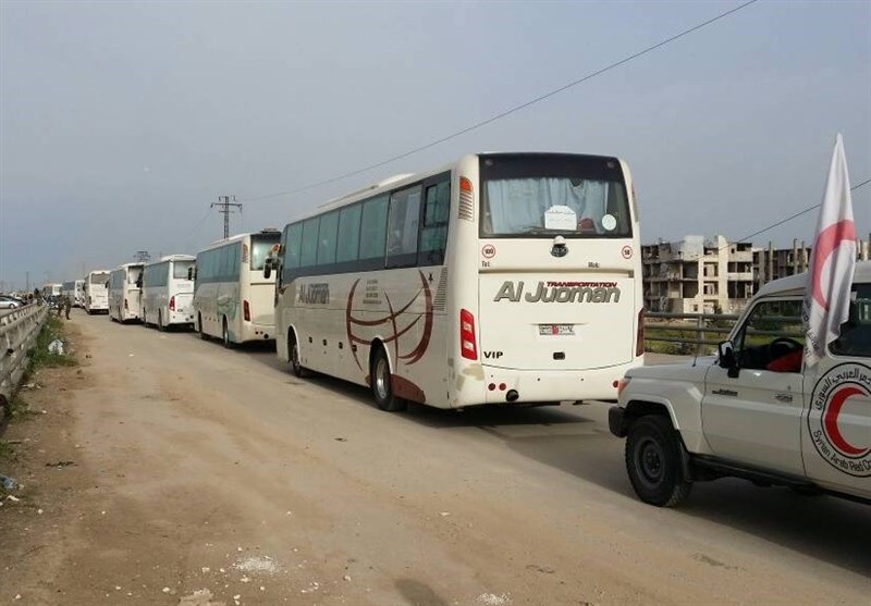 El-Raşidin Bölgesinden 35 Otobüs Çıktı/ Teröristler Kalan 10 Otobüsün Çıkışına Engel Oluyor