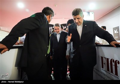 حضور سیدرضا صالحی امیری وزیر فرهنگ و ارشاد اسلامی در کاخ سی و پنجمین جشنواره جهانی فیلم فجر