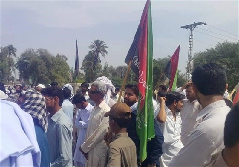 ڈی آئی خان؛ کوٹلی امام حسین علیہ السلام کی اراضی پر مارکیٹ تعمیر کرنے کی خلاف احتجاج
