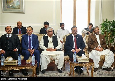 دیدار رئیس مجلس پاکستان با وزیر امور خارجه 