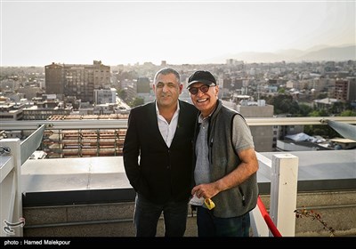 محمود کلاری و مانی حقیقی در دومین روز سی و پنجمین جشنواره جهانی فیلم فجر