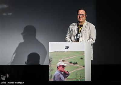 سخنرانی سیدرضا میرکریمی دبیر سی و پنجمین جشنواره جهانی فیلم فجر در مراسم نکوداشت مرحوم عباس کیارستمی