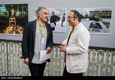 سیدرضا میرکریمی و علیرضا شجاع نوری در دومین روز سی و پنجمین جشنواره جهانی فیلم فجر