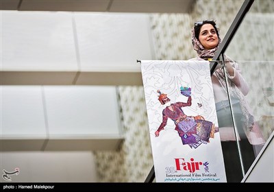 غزل شاکری در دومین روز سی و پنجمین جشنواره جهانی فیلم فجر