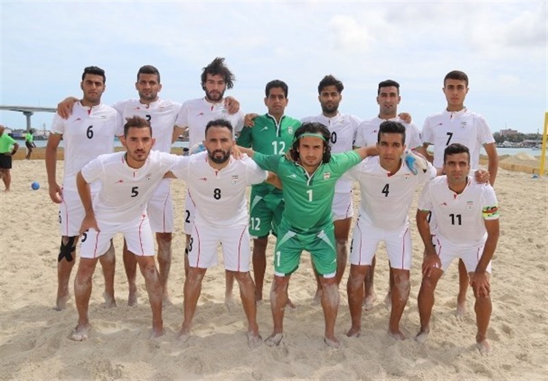 پیروزی ساحلی‌بازان ایران مقابل پاراگوئه در بازی دوستانه