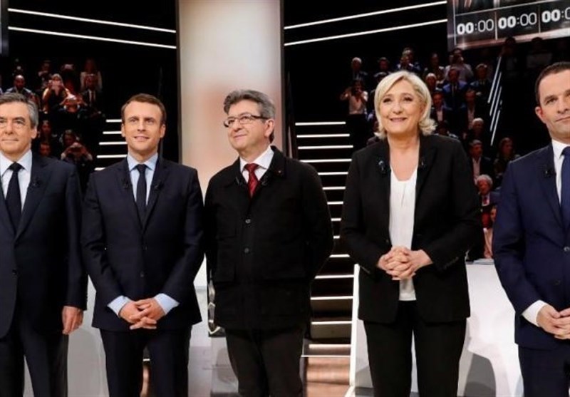 تلویزیون بلژیک: ماکرون 24 درصد آرا و لوپن 22 درصد آرا را در انتخابات فرانسه بدست آورده‌اند