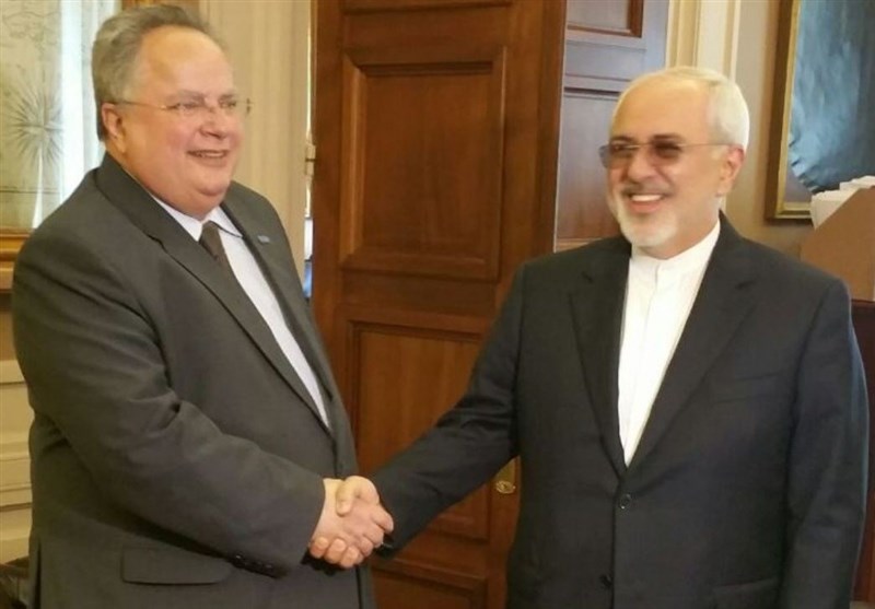 Iranian, Greek FMs Discuss Bilateral, Regional Issues