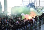 هجوم هواداران سن‌اتین به ورزشگاه بدون تماشاگر/ توقف بازی سن‌اتین - رن