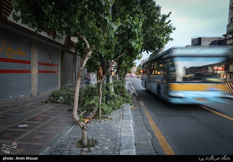 طوفان در تهران