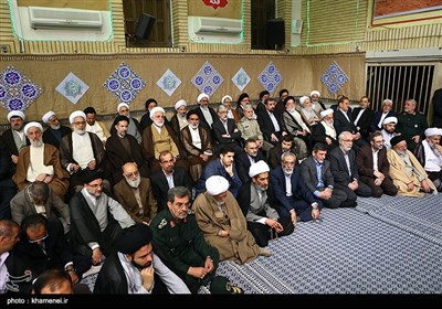 Leader Meets Iranian Officials, Muslim Countries’ Ambassadors on Eid al-Mab’ath 