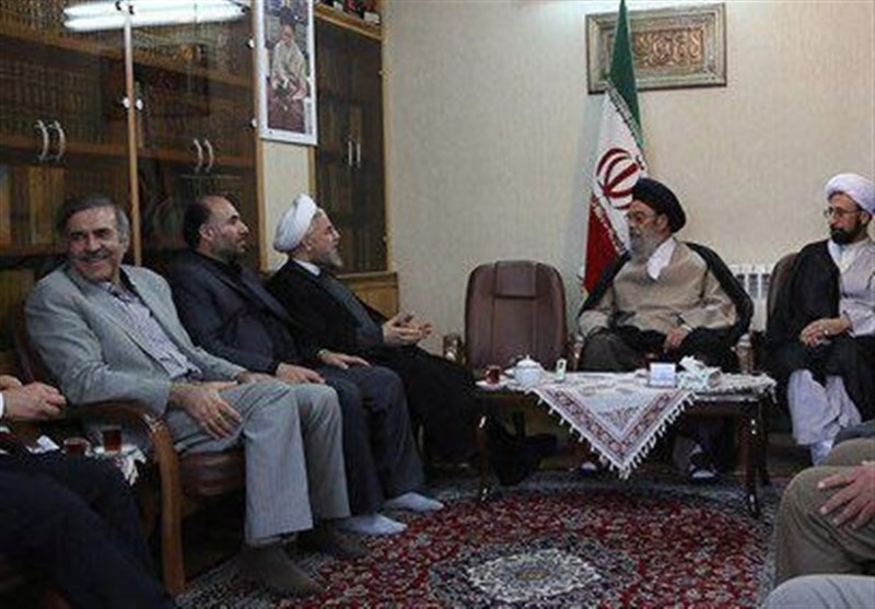 نتیجه تصویری برای عطاالله حکیمی حسن روحانی