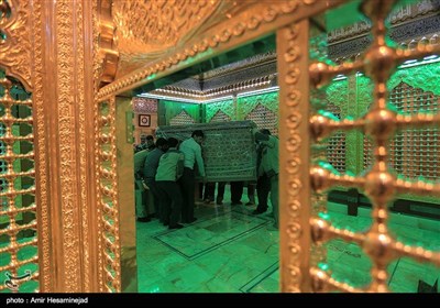 مراحل پایانی ساخت ضریح امامین عسگرین (ع) - سامرا