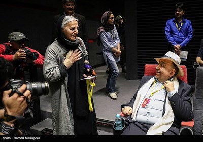 بهمن فرمان‌آرا و مریم بوبانی در پنجمین روز سی و پنجمین جشنواره جهانی فیلم فجر