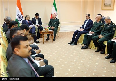 دیدار وزیر دفاع ایران با وزرای دفاع صربستان و هندوستان در حاشیه ششمین نشست امنیت بین الملل مسکو