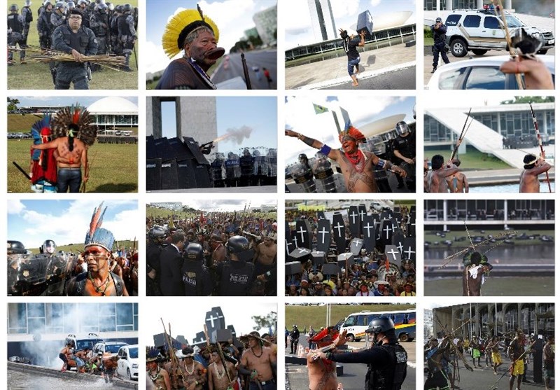 تصاویر/شورش با تیر و کمان برای بازپس‌گیری سرزمین اجدادی