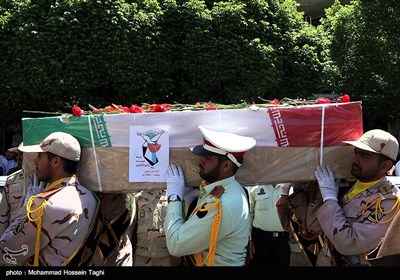 Funeral Procession Held in Iran for Border Guards