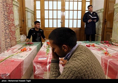 تشییع پیکر پاک 6 شهید حادثه تروریستی در مشهد