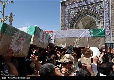 Funeral Procession Held in Iran for Border Guards