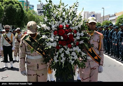 Funeral Procession Held in Iran for Border Guards