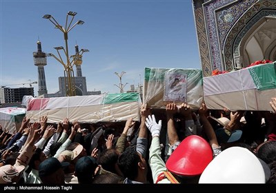 Funeral Procession Held in Iran for Border Guards