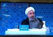 روحانی: قضایا ومشاکل البلاد المعقدة لا تحل بالشعارات والأقوال