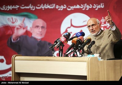 مؤتمر لمناصری المرشح الرئاسی میرسلیم فی العاصمة طهران