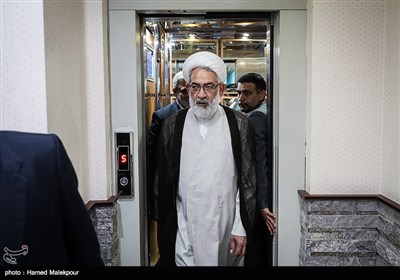 حضور حجت‌الاسلام محمدجعفر منتظری دادستان کل کشور در خبرگزاری تسنیم