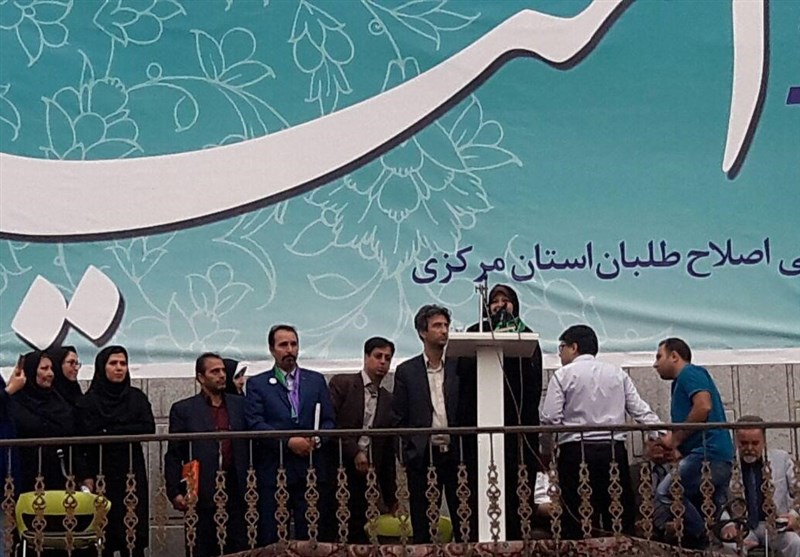 فائزه هاشمی شورای تامین استان مرکزی را دروغگو خواند+فیلم