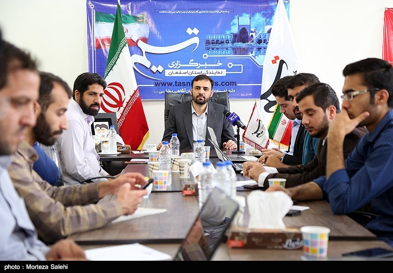 ‌‌نشست خبری رئیس ستاد انتخاباتی حجت‌الاسلام ‌رئیسی در اصفهان به روایت تصویر