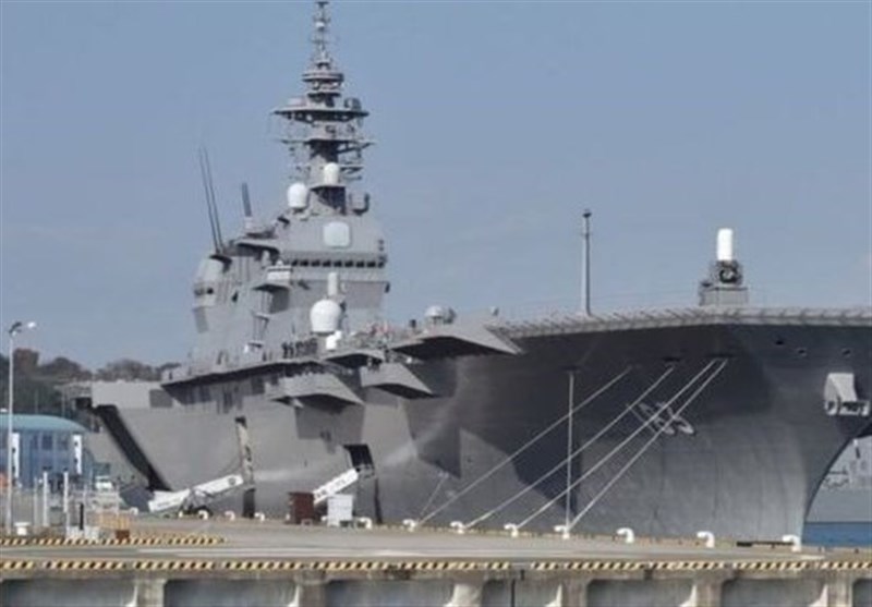 ژاپن بزرگترین ناو جنگی خود را برای حمایت از کشتی آمریکایی اعزام کرد