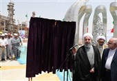 &quot;چراغ لامپی&quot; که دیروز حسن روحانی روشن کرد/فاز 1 پالایشگاه ستاره خلیج فارس ناقص افتتاح شد+سند