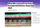 چالش‌های روحانی در اولین مناظره انتخابات ریاست جمهوری ایران