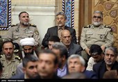 مراسم ترحیم والده سردار ابراهیم جباری فرمانده سپاه حضرت ولی امر (عج)