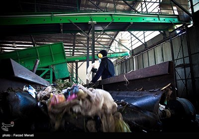 مرکز بازیافت زباله در کرمانشاه