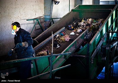 مرکز بازیافت زباله در کرمانشاه