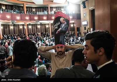 Supporters of Qalibaf Hold Mass Meeting in Tehran