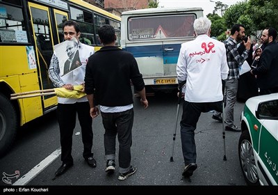 Supporters of Qalibaf Hold Mass Meeting in Tehran