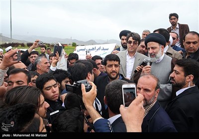 جولة المرشح السید ابراهیم رئیسی فی محافظة کردستان