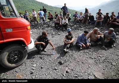 ریزش معدن زمستان یورت در آزادشهر - گلستان