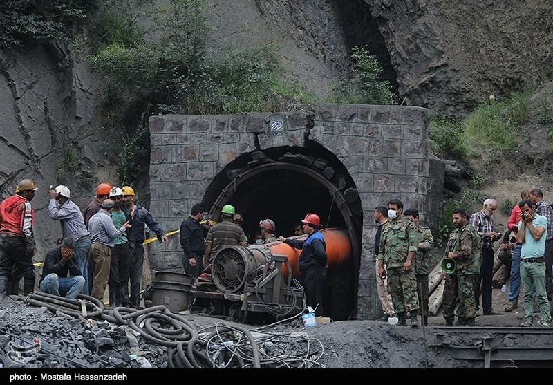 سمنان| ریزش معدن زغال‌سنگ البرز شرقی در طرزه دامغان