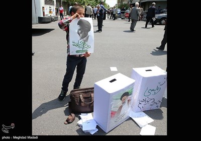 تبلیغات انتخاباتی پس از برگزاری نماز جمعه تهران