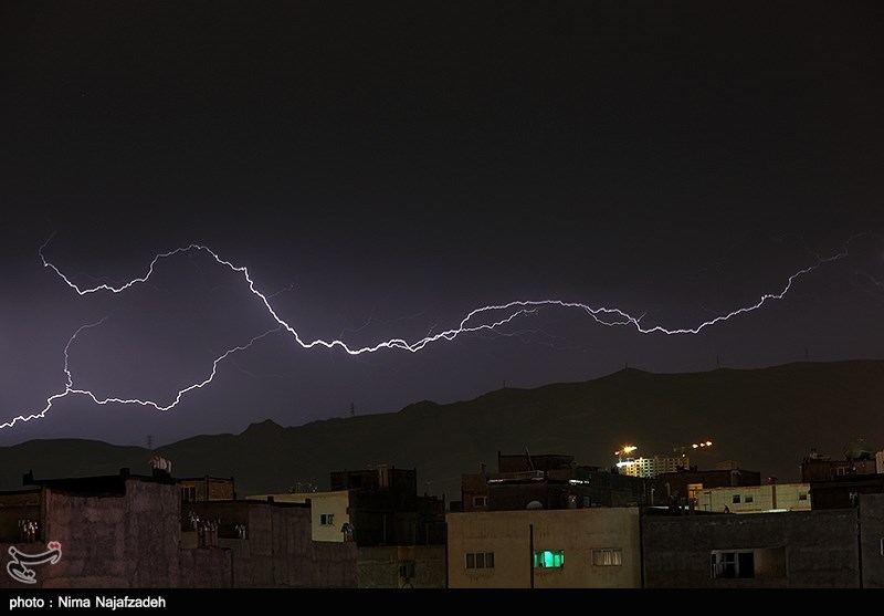 بارندگی و رعدوبرق در برخی استان‌ها