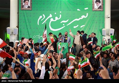 Iranian Presidential Candidate Raisi Continue Campaign Meetings in Qom