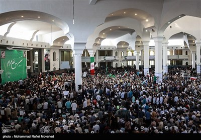 Iranian Presidential Candidate Raisi Continue Campaign Meetings in Qom