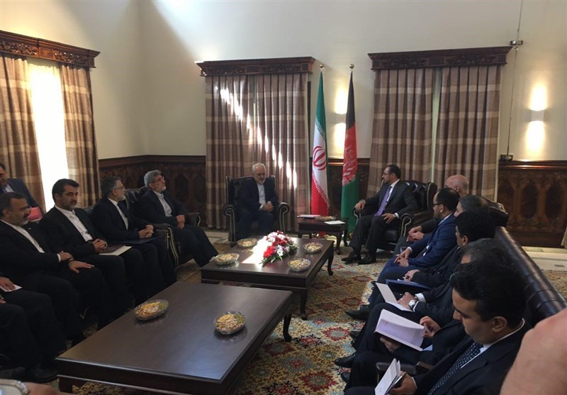 وزیر خارجه ایران با ربانی دیدار کرد+فیلم