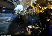 مراسم هفتمین روز درگذشت کارگران معدن یورت آزادشهر در بیرجند برگزار شد