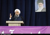 روحانی: دنبال آزادی هستیم/ همه آمدیم تا در انتخابات به بداخلاقی‌ها پایان دهیم