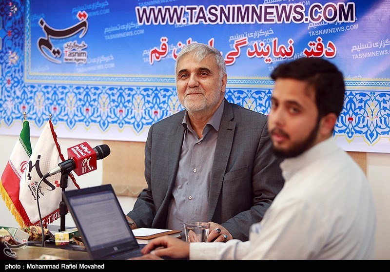 نشست خبری رئیس ستاد انتخاباتی روحانی در استان قم به روایت تصویر