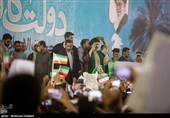 People Greet Presidential Candidate Raisi in Ahwaz