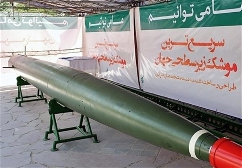 ایران در تنگه هرمز «اژدر حوت» را آزمایش کرد